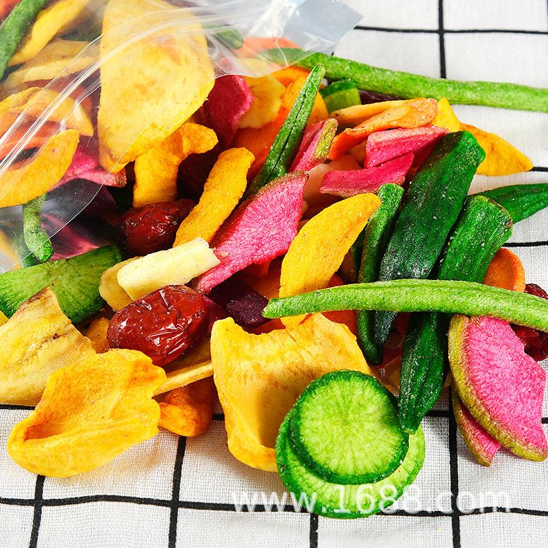 综什锦果蔬菠脆皮蔬菜合干蔬果干冻IVL干水果果干蔬干香菇脆萝蜜