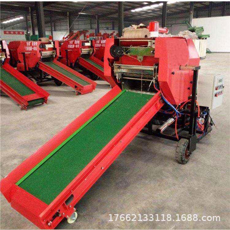 青储饲料打捆包膜机科瑞牛羊饲草打包机农用牧草秸秆打捆机
