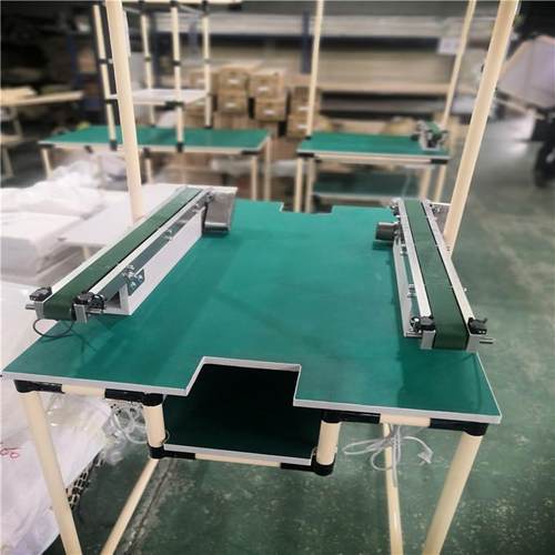 小型皮带线皮带线输送带精益管组装线电源线数据线传送带