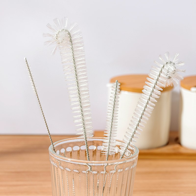 细长吸管刷奶嘴刷奶瓶刷加长加粗清洁杯刷清洗刷茶壶茶具缝隙小刷