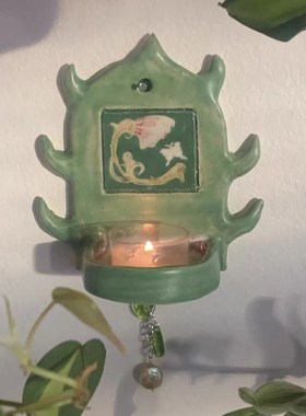 挂墙烛台创意香薰蜡烛灯座欧式复古摆件礼品挂饰装饰