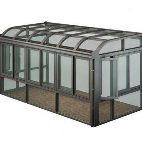 成都阳光房定制玻璃房别墅钢结构封窗封阳台露台铝合金断桥铝门o