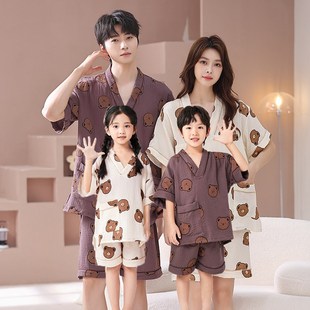 超柔亲子汗蒸服儿童洗浴服宝宝桑拿服泡澡男童女童大小童小孩
