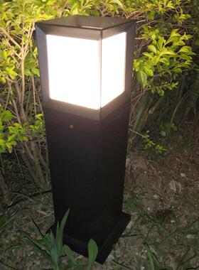 现代方形LED草坪灯PC罩草地公园广场路灯酒店菜馆别墅门口景观灯