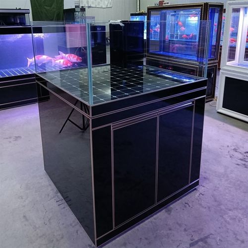 烤漆玻璃款金鱼缸