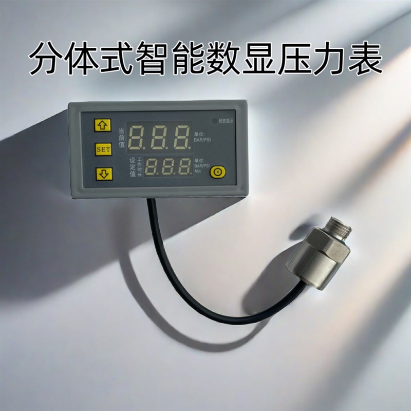 厂家直销数字压力表,分体式智能压力控制模块,双压可调节数显表