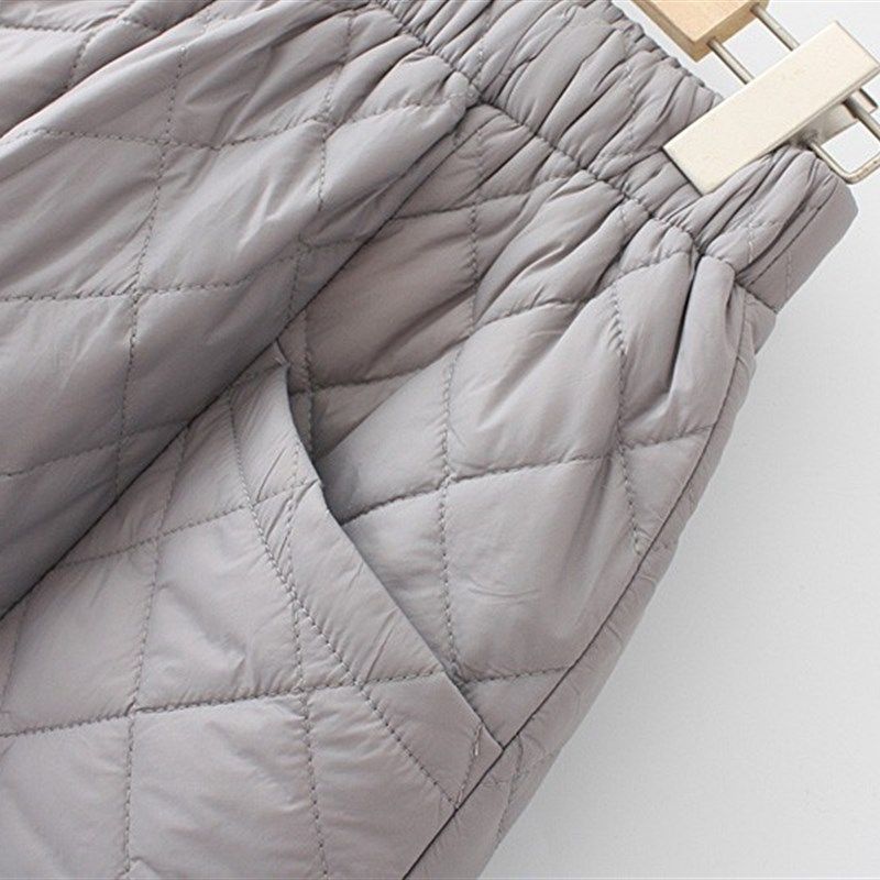 加肥加大码女中老年加厚羽绒裤妈妈冬季加厚保暖老寒腿棉裤200斤