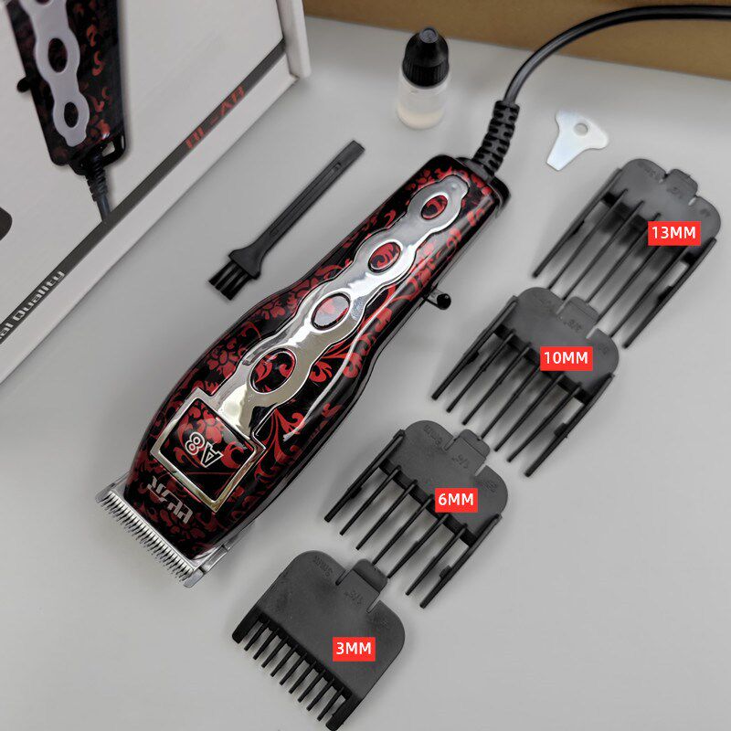 比尔发廊带线理发器大功率电推剪家用有线电推子电源式插电剃头刀