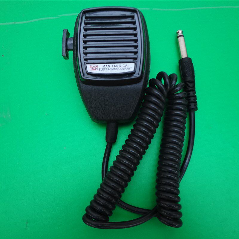 消防主机话筒手持喊话车载公共广播功放机专业壁挂手咪话筒大插头