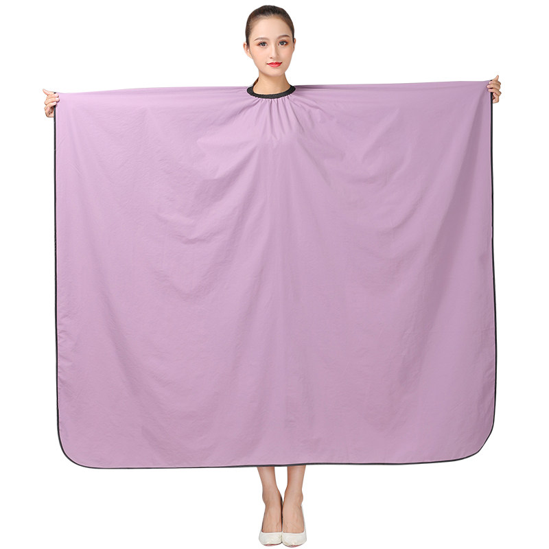 剪发围布发廊专业高档美发成人加大号理发围布不沾发定制店名logo