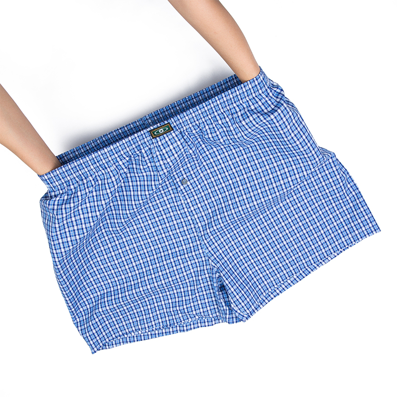 两条装纯棉男士阿罗裤男四角内裤夏季宽松睡裤薄款家居裤短裤包邮