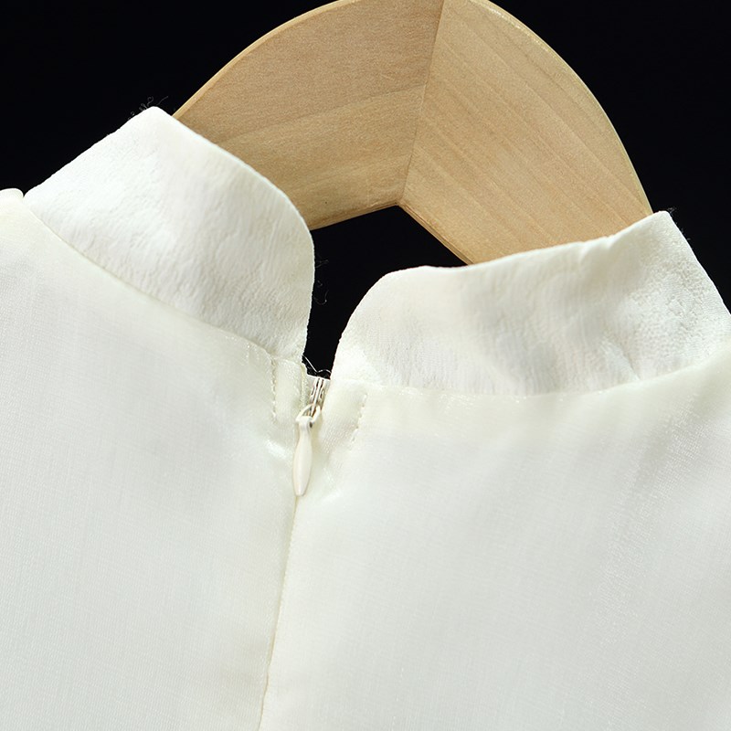 女童旗袍公主裙夏季新款女小童宝宝花瓣生日礼服裙儿童夏装连衣裙