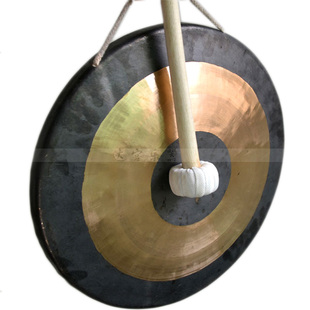 40CM抄锣45公开道锣铜锣50厘米传统响铜锣喜庆锣上市威风锣送锣锤