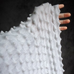 刺猬立体凹凸感针织弹力布料 创意上衣diy裙子服装设计师面料改造