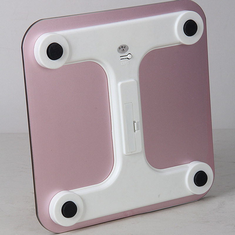 新款电子秤健康智能体重秤小方称可印