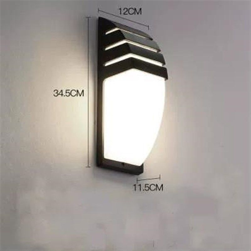 led户外防水人体自动感应灯家用过道超亮店铺门头射灯楼梯阳台灯