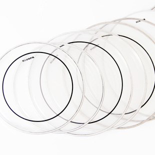 架子鼓鼓皮10双层油皮套装14寸军鼓22底鼓16打击皮13共鸣皮12