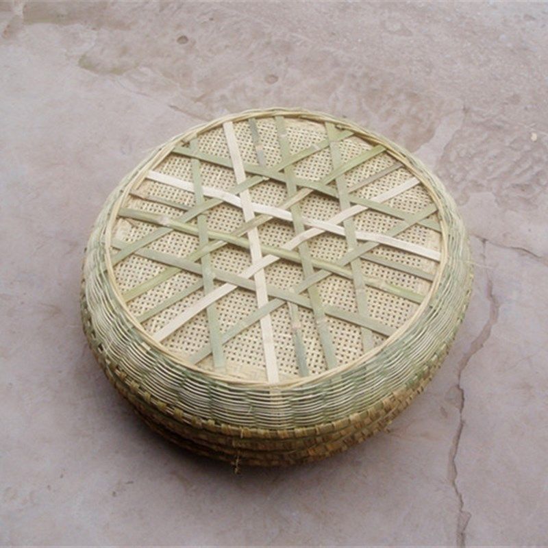 有孔竹筛子纯手工簸箕家用竹子过滤筛晾晒竹制品米糠筛加固圆形,特色手工艺,竹编/竹雕,淘宝优惠券,粉丝福利购,淘宝优惠卷