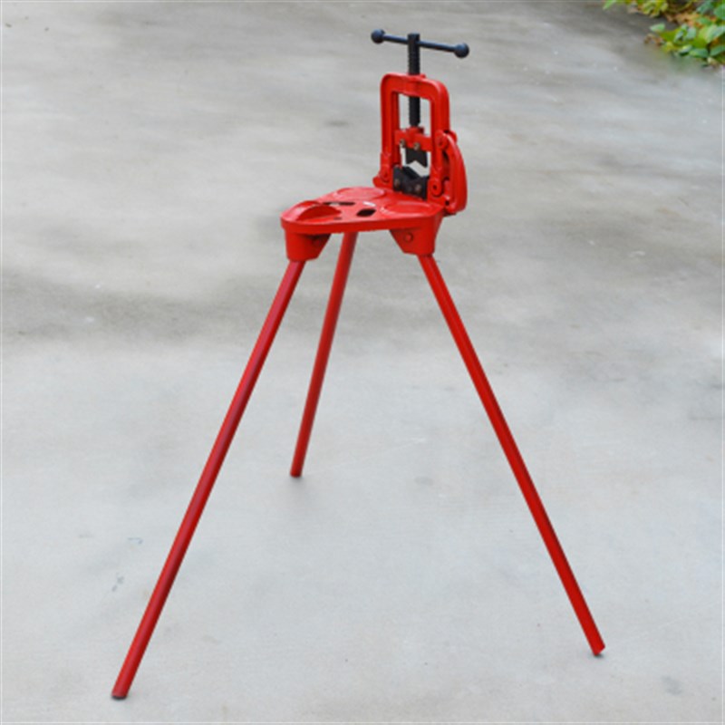 支架台虎钳重型管压力钳子夹持钳套丝夹管子虎钳铁管夹持工具2号