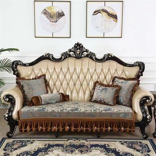 莱伯尼别墅定制沙发垫子四季通用垫夏季防滑高档北欧简约沙发套罩