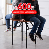 折叠桌大圆桌简易家用餐桌小户型多功能小饭桌可升降便携圆桌方桌