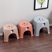 小凳子塑料家用儿童坐凳成人换鞋 凳客厅茶几凳低凳浴室防滑小板凳
