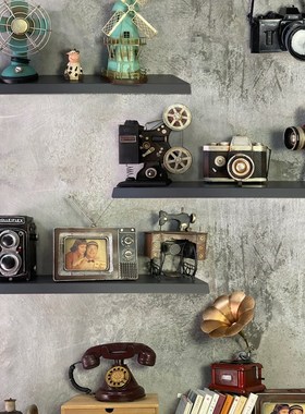 复古相机模型怀旧老式相机单反道具陈列柜摆设酒吧店铺装饰品摄影