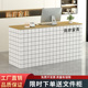 简约隔层柜便利店吧台小型前台服装 店收银台美容美发超市柜吧台桌