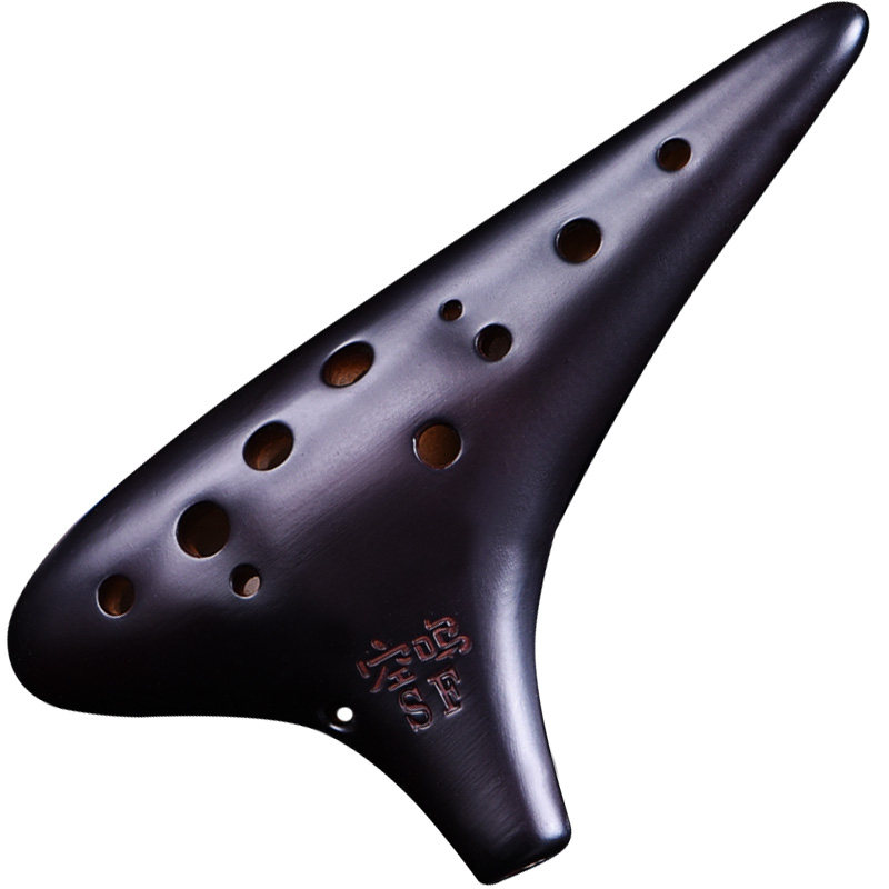 陶笛12孔sf专业演奏款十二孔高音F调陶埙吹奏天空之城学生乐器