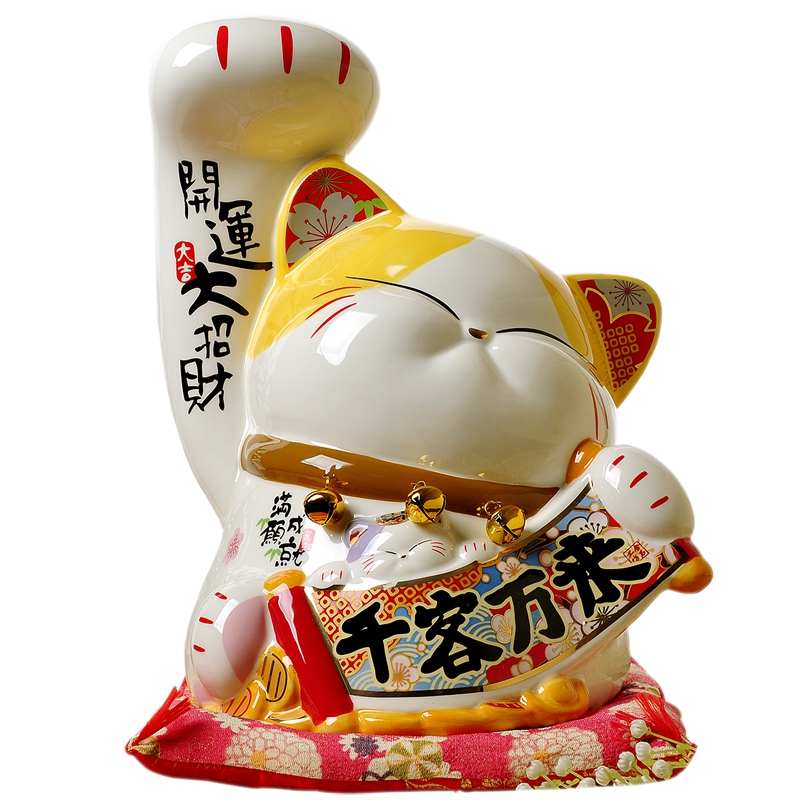 招财猫摆件大手招财存钱储蓄罐创意乔迁礼品店铺开业礼物大力劫财