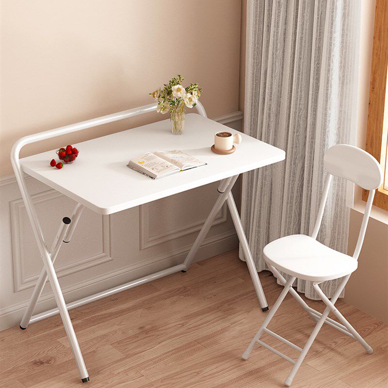 可折叠电脑桌台式书桌一体桌家用办公桌卧室小桌子简易学习写字桌