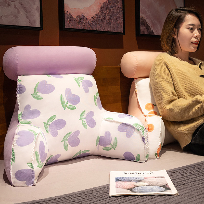 床头软包靠背床上靠背垫护腰靠垫护颈靠枕沙发大靠背可拆洗新款
