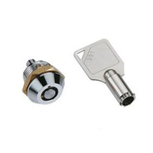 隐藏式 按压伸缩插销锁广告灯箱锁插销锁芯小型按压锁迷你按压伸缩