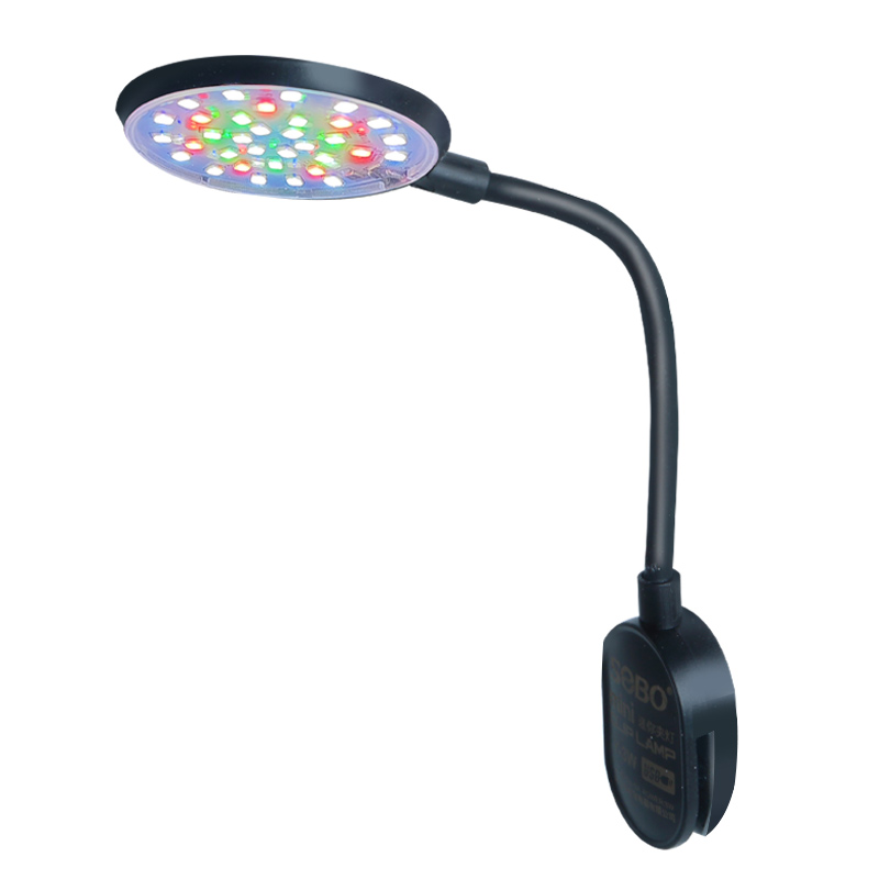 鱼缸夹灯小鱼缸灯led灯防水水草灯观赏灯全光谱照明专用灯斗鱼缸