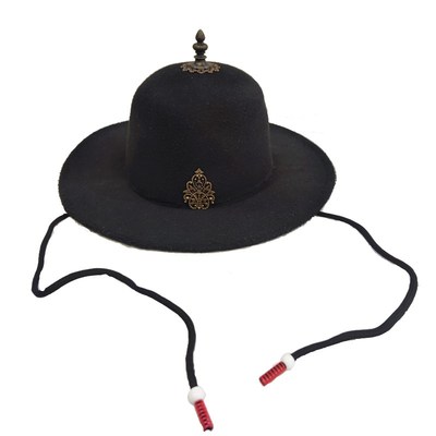 飞鱼服锦衣卫帽子大檐帽唐制明制汉服配饰圆领袍蹀躞腰带令牌腰牌