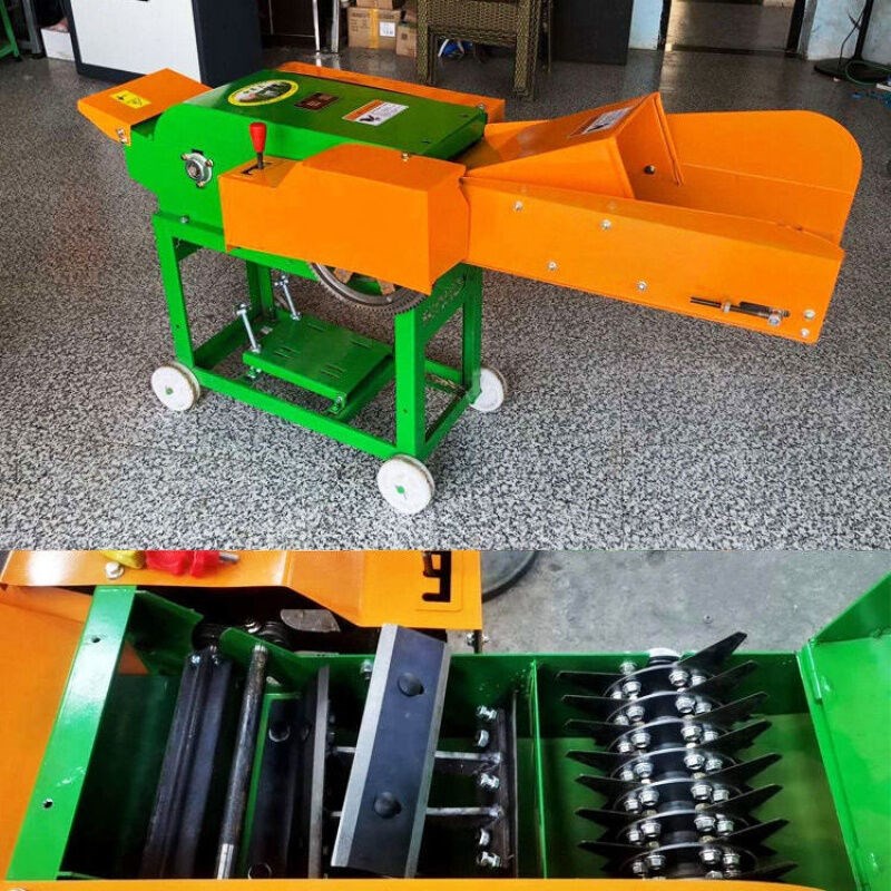 干湿两用铡草机牛羊养殖饲料切草机碎草玉米秸秆稻草粉碎定制3吨+