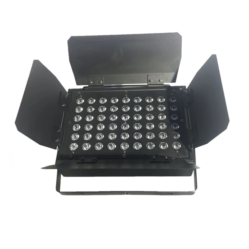 led54颗3W全彩染色帕灯扁酒店婚庆舞台演出cob面光灯舞蹈室七彩灯