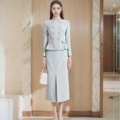 显瘦气质医美经理正装 菲特天琪春秋高端西装 职业套裙修身 工作服女