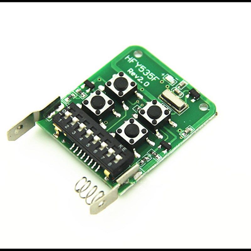 金属固定码编码拨码电动门车库门卷帘门翻板门遥控器钥匙315/433