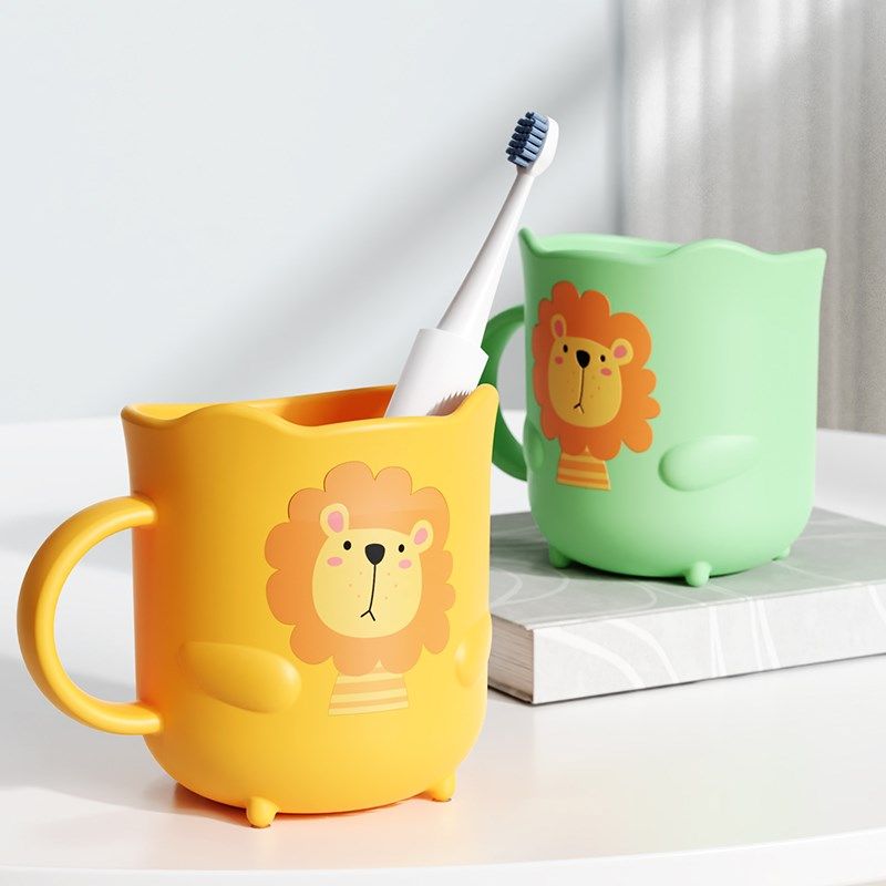 儿童刷牙杯洗漱杯宝宝漱口缸牙刷男女孩婴儿防摔水杯可爱卡通家用,婴童用品,儿童水杯,淘宝优惠券,粉丝福利购,淘宝优惠卷