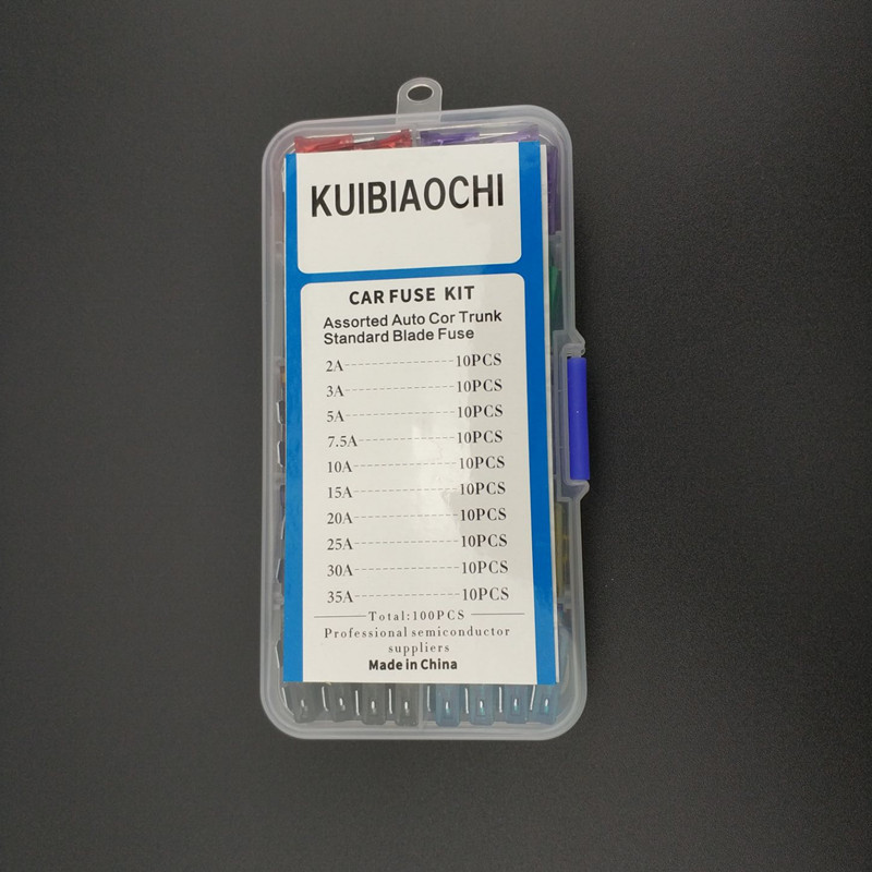 中号汽车保险丝 2A 3A 5A 7.5A 10A 15A 20A 25A 30A 35A 各10个