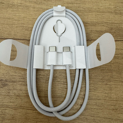 适用苹果16数据线双TypeC快充原装编织线iPhone16promax 快充线原装拆机充电线usbc16pro苹果16plus20w充电头