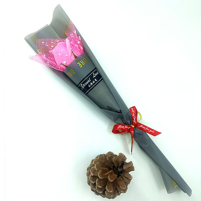 香皂玫瑰花单支肥皂花束情人节送闺蜜创意小礼品教师节送老师礼物