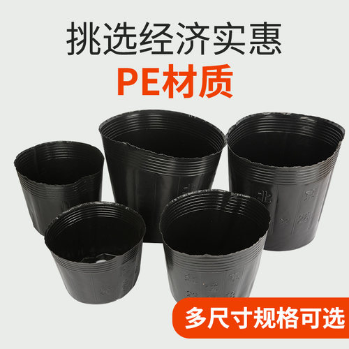 营养钵一次性花盆塑料育苗袋种植穴盆装土神器加厚营养杯育苗杯