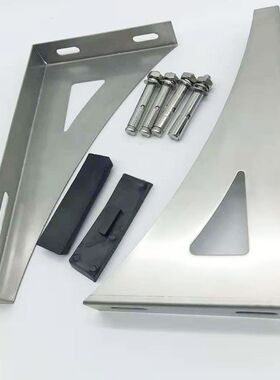 电热水器不锈钢支架304材质承重托架空心墙辅助圆桶机通用三角架