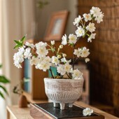 复古小花盆多肉花器透气粗陶创意陶土做旧古风艺术个性 花盆 新款