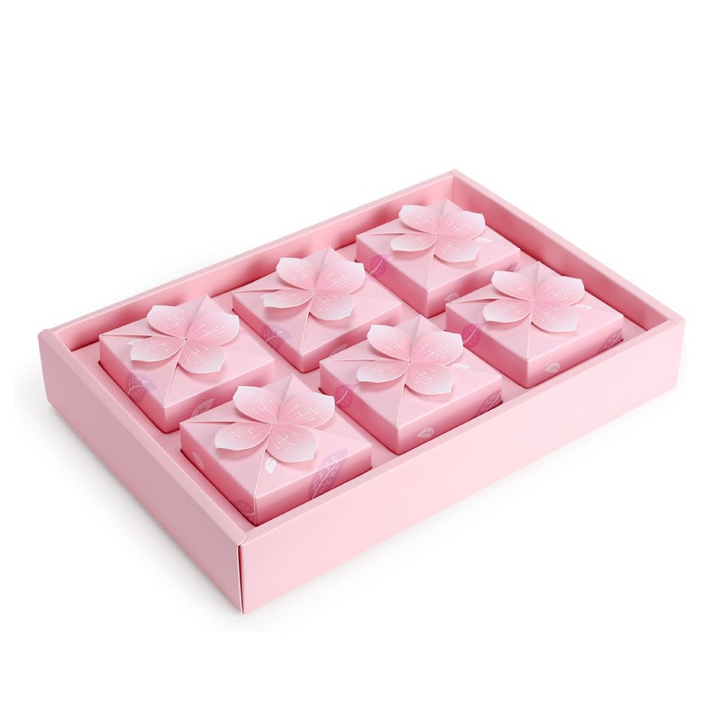 中秋月饼礼盒6粒8粒纯手工制作冰皮手提蛋黄酥绿豆糕包装盒子