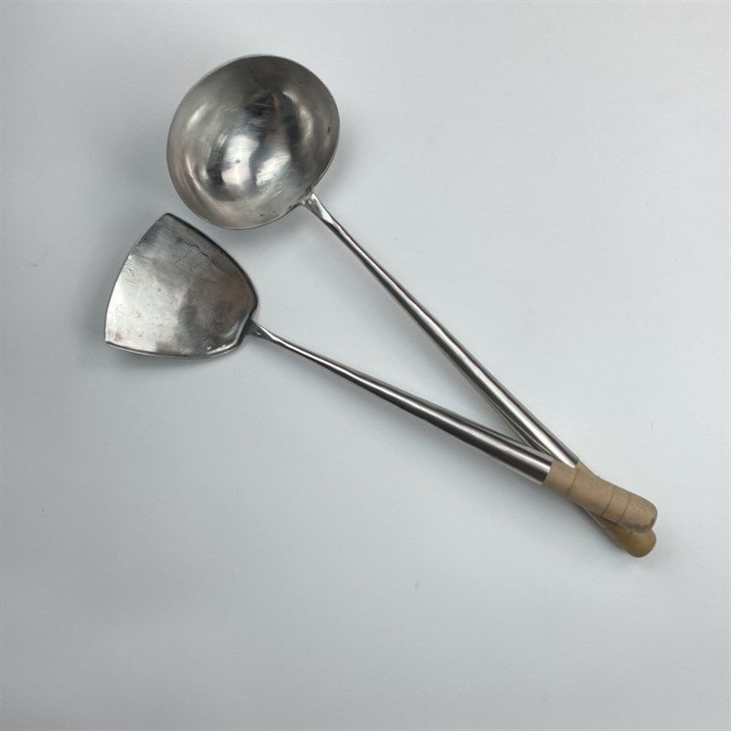 阿能陈枝记港式手工炒铲勺子酒店厨师专用炒菜勺铲内地纯手工铲子