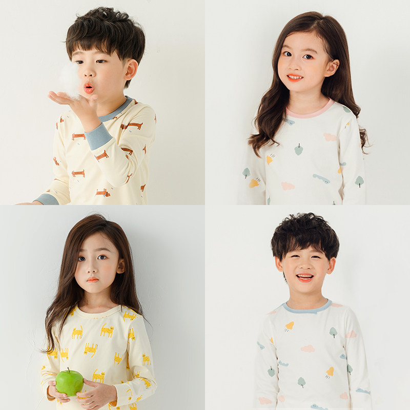 儿童秋衣秋裤纯棉春秋季宝宝男孩女童薄款棉毛衫男童保暖内衣套装,童装/婴儿装/亲子装,内衣套装,淘宝优惠券,粉丝福利购,淘宝优惠卷