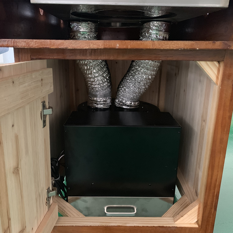 餐饮商用下排烟电烧烤炉无烟火锅油烟净化器 抽油烟净化过滤设备